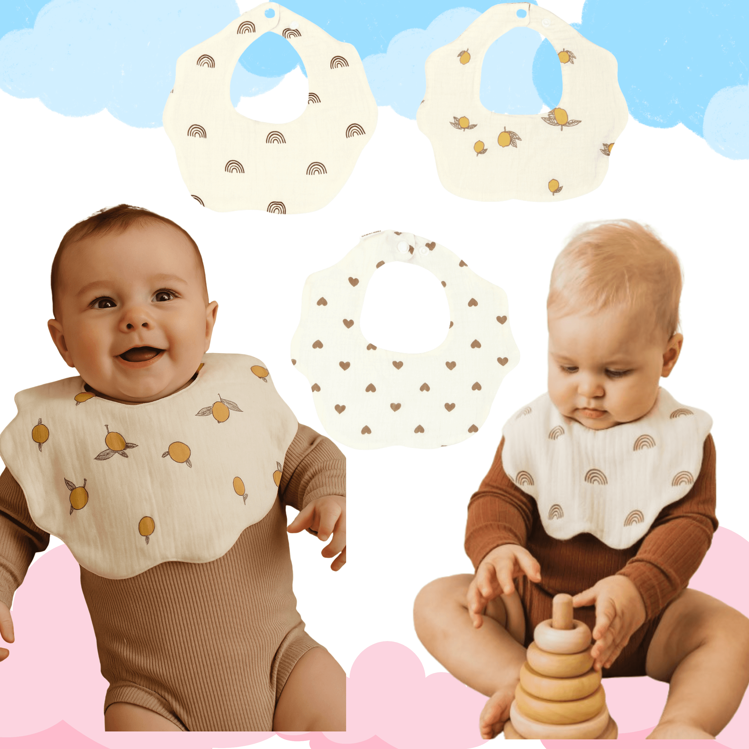 3x Bajkowe Śliniaczki